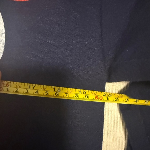 Hanes Navy Christmas Sweater with Santa Hat - Picture 4 of 8